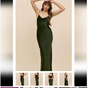 Park & Fifth Belmont dark olive size M dress